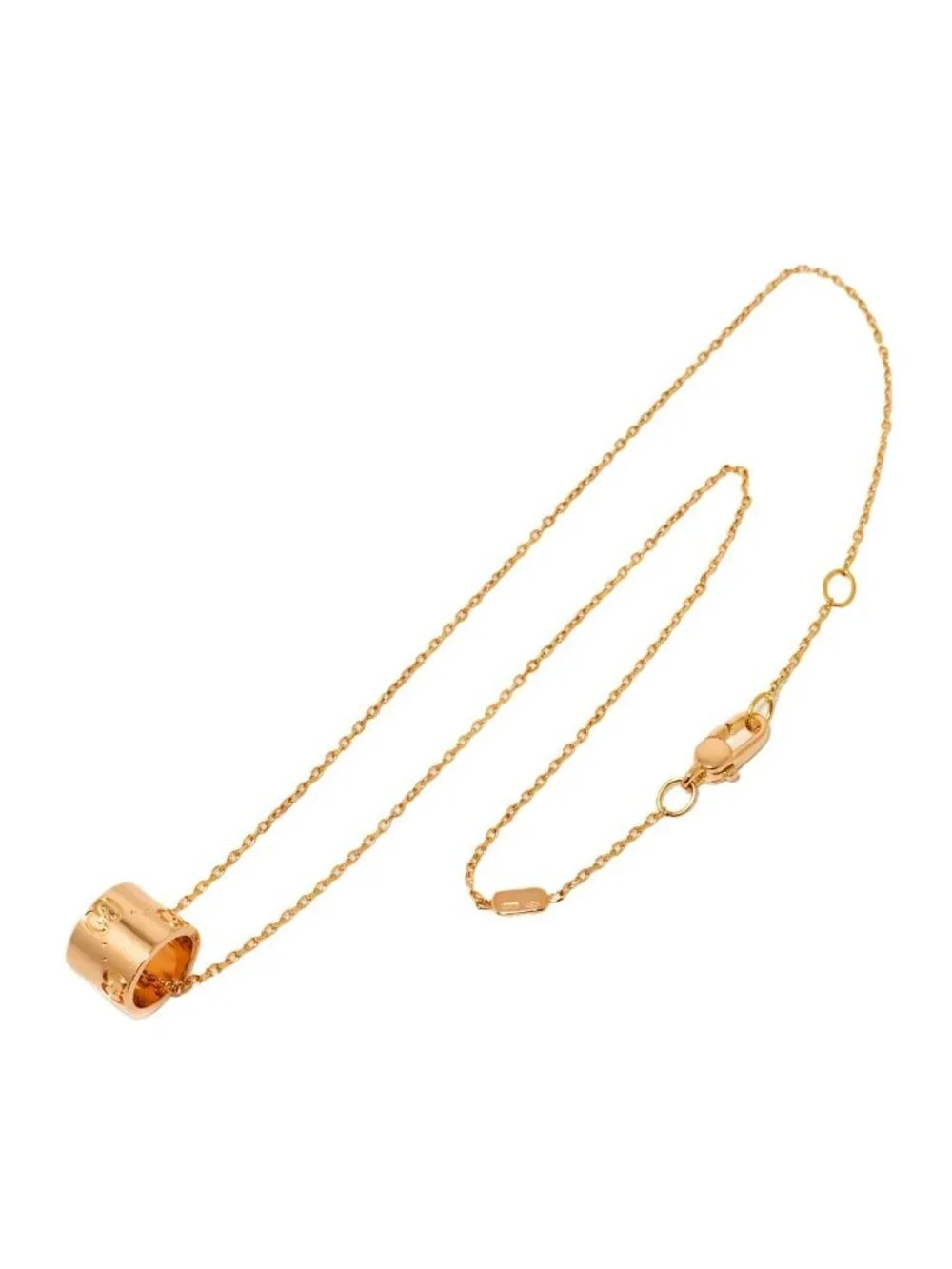 Gucci Icon Necklace 40 18k PG Pink Gold